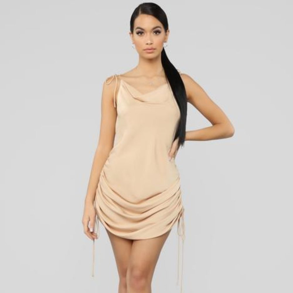 NWT Fashion Nova Come Pull My Strings Mini Dress